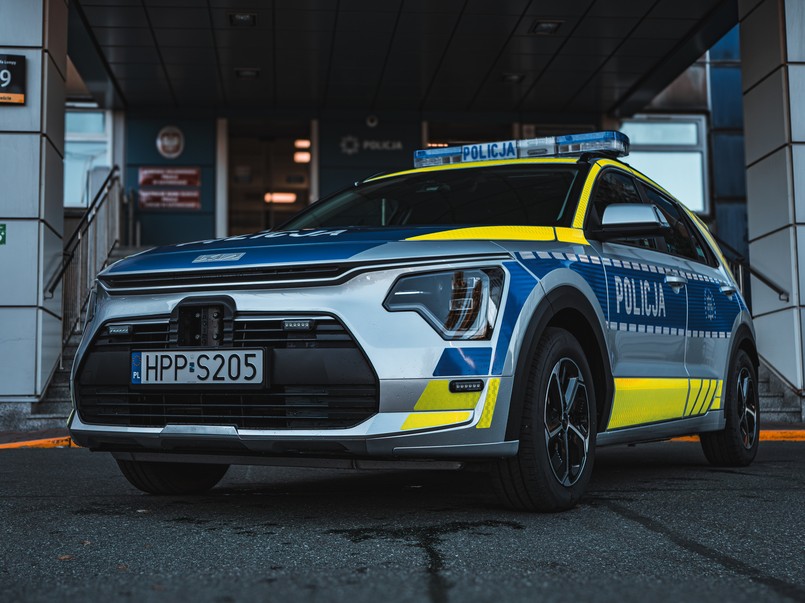 Kia Niro - nowe radiowozy w śląskiej policji