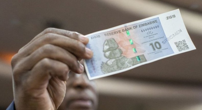 ZiG, the new gold-backed currency, which stands for Zimbabwe Gold, was introduced by the Central Bank Governor, John Mushayavanhu, on Friday.