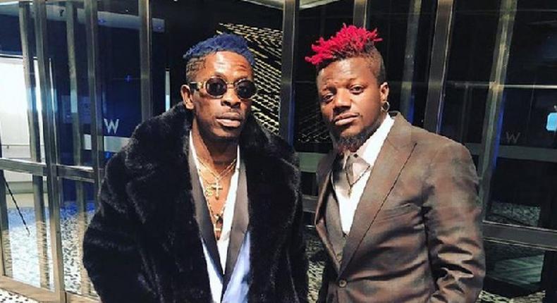 Shatta Wale and Pope Skinny