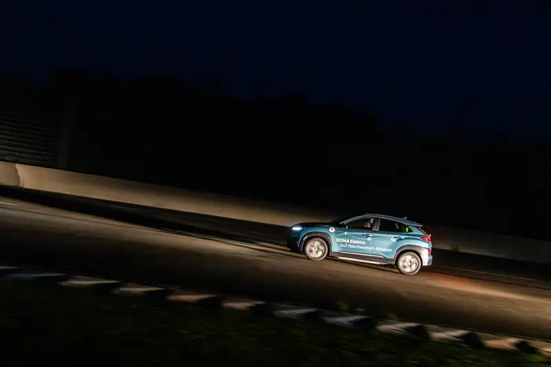 Hyundai Kona Elektro - bicie rekordu 