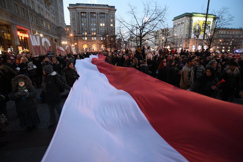 Kobiety protestują 8 marca