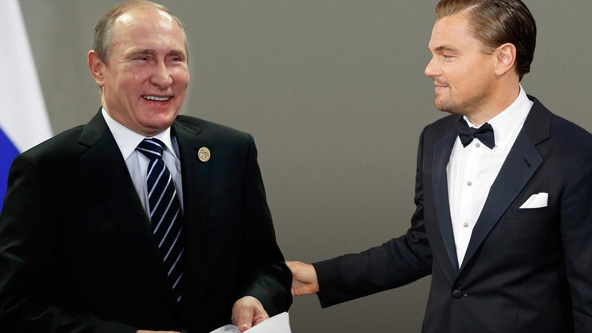 Władimir Putin Leonardo DiCaprio