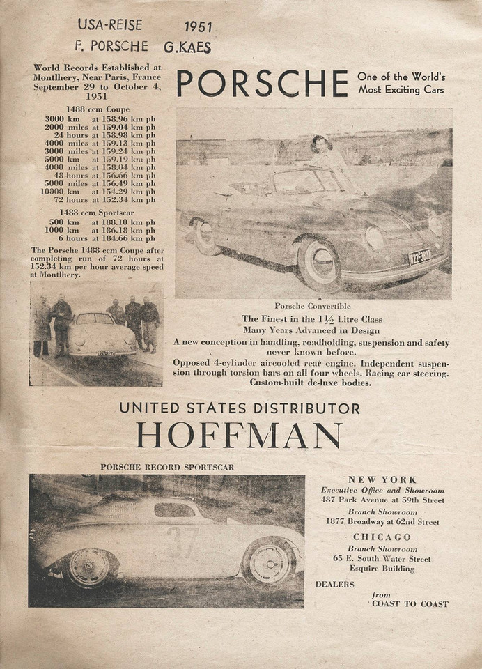 Historia Porsche w USA