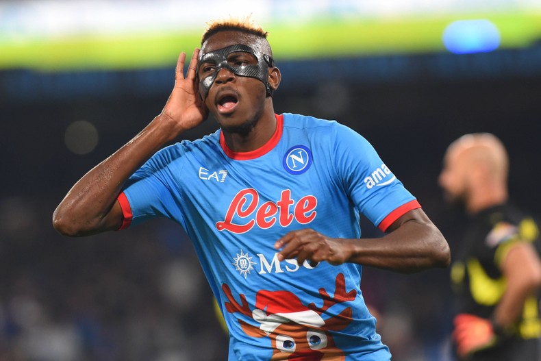 Osimhen has been incredible since he put on the mask (IMAGO / Independent Photo Agency)