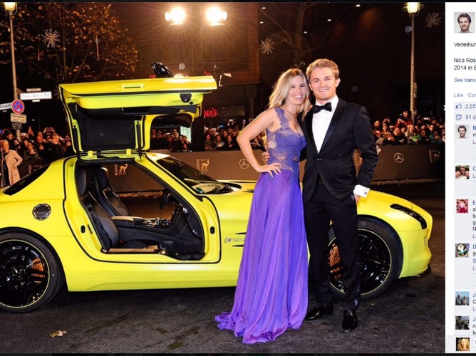 Vivian Sibold i Nico Rosberg