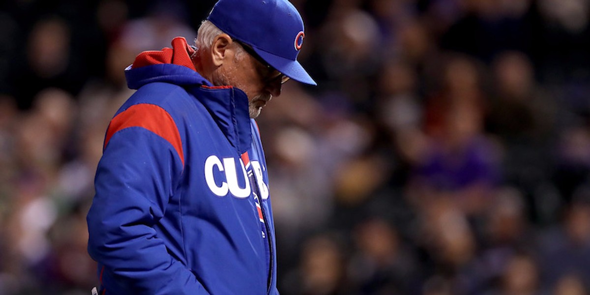 Joe Maddon criticized for bullpen management after his 38-year-old pitcher gave up a walk-off home run to the Dodgers