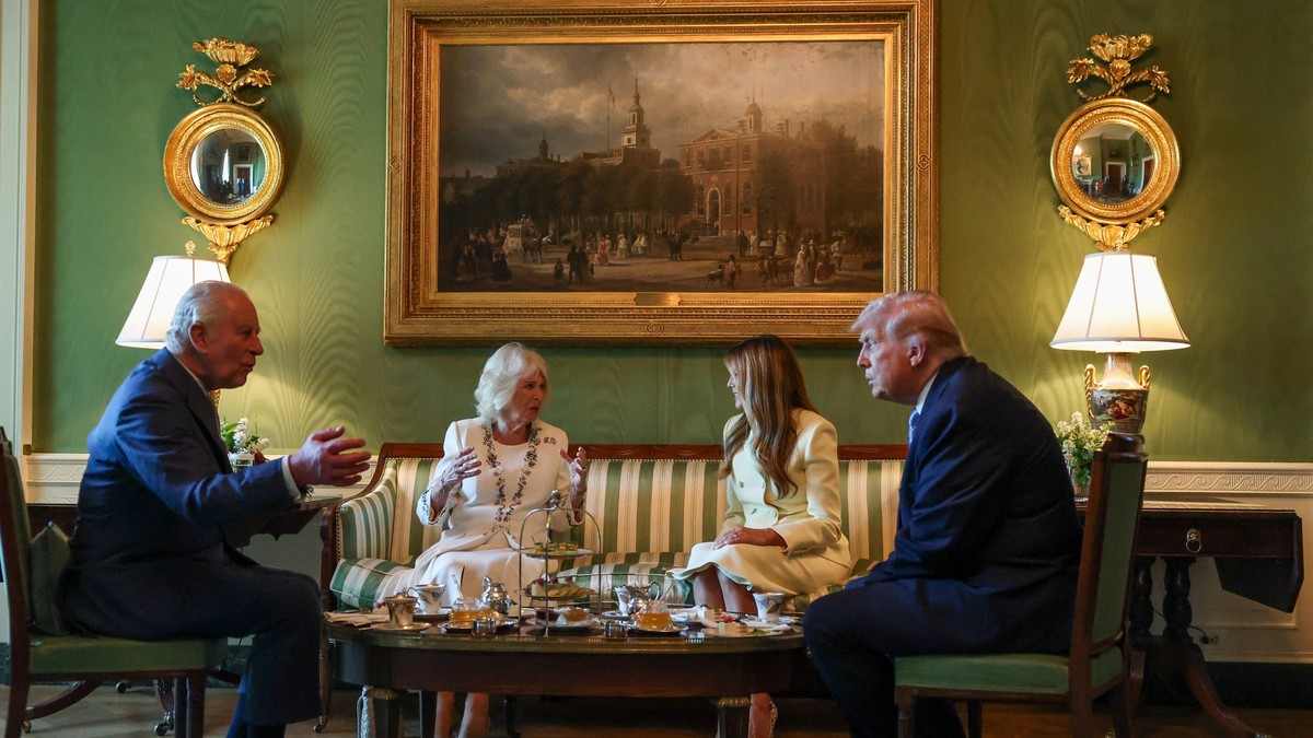 Melanija i Donald Tramp dočekali Čarlsa i Kamilu