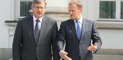 Tusk poprowadzi Komorowskiego za rękę