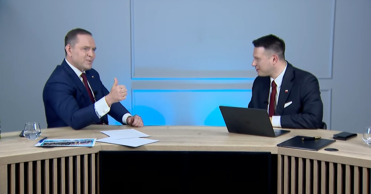 Nawrocki słodził Mentzenowi, momentami był jak student. Ale odniósł sukces