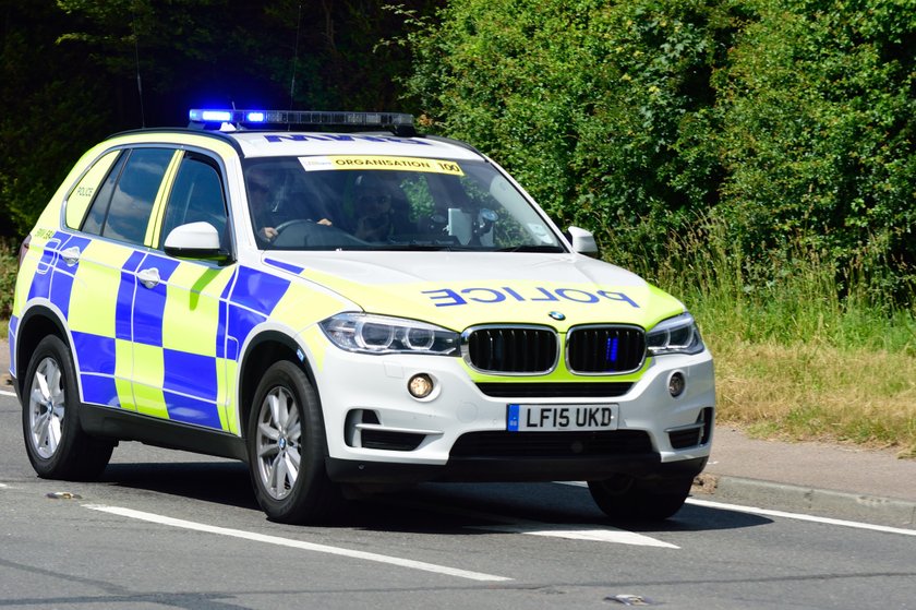 Police Escort BMW