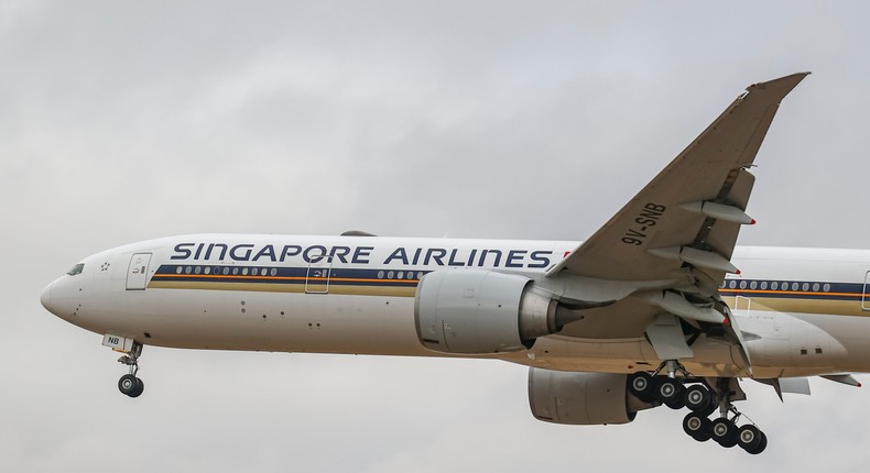 An Airbus A350 Singapore Airlines in 2021.Massimo Insabato/Archivio Massimo Insabato/Mondadori Portfolio via Getty Images