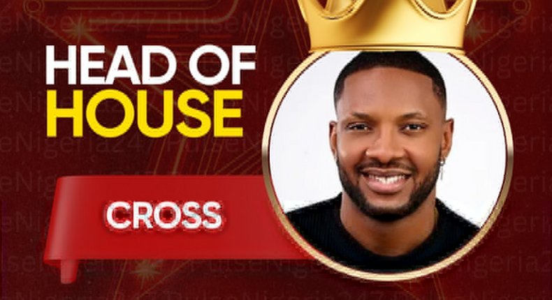 Cross wins Head of House on BBNaija All Stars. [Instagram/pulsenigeria247]