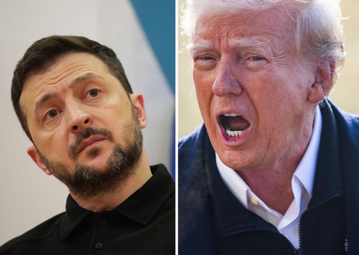 Wołodymyr Zełenski, Donald Trump