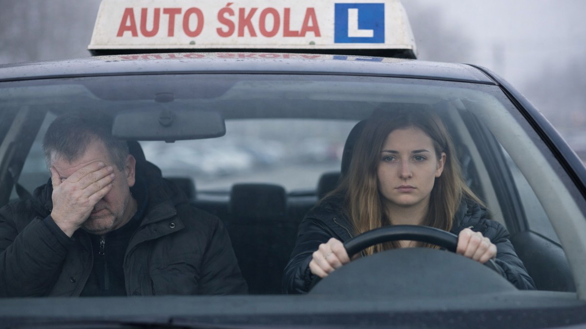 auto-škola, ilustracija