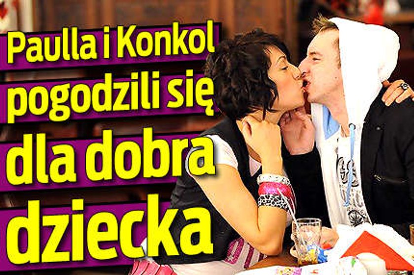 Paulla i Konkol pogodzili się dla dobra dziecka