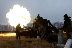 Ukraińska artyleria pod Bachmutem