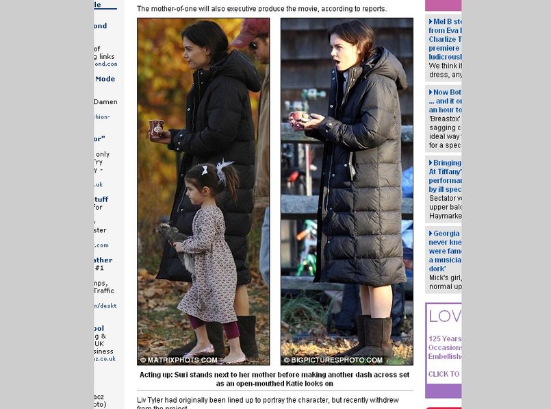 Katie Holmes chce wyziębić swoje dziecko?