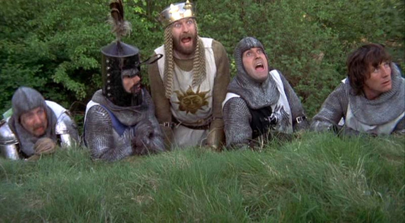 "Monty Python i Święty Graal". Kadr z filmu