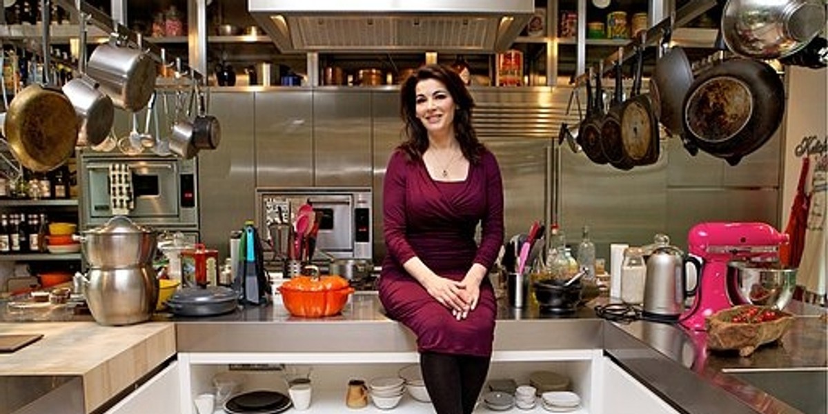 Nigella Lawson w swoim londyńskim domu