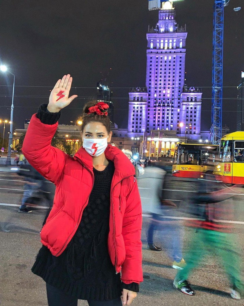 Protesty kobiet na ulicach Warszawy