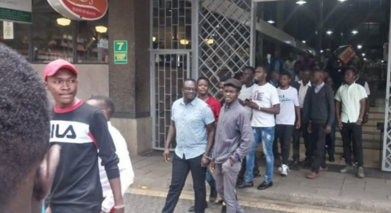 University student leaders who were arrested by police in Nairobi on March 18, 2023