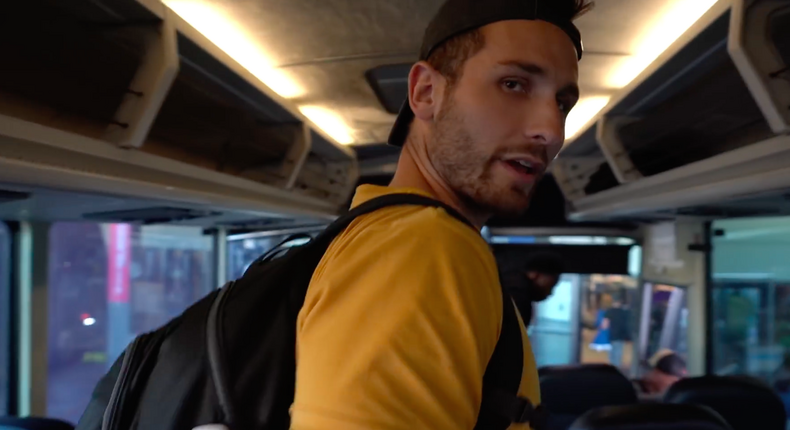 Watch These Guys Take an 84 Hour Bus Across the US