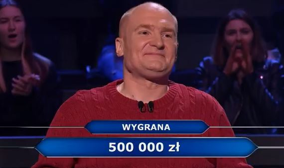 "Milionerzy". Uczestnik skończył grę z 500 tys. zł