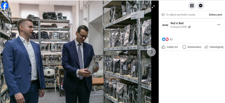 W sierpniu 2018 r. sklep Red is Bad odwiedził ówczesny premier Mateusz Morawiecki. Po wnętrzach oprowadzał go wówczas Paweł Szopa