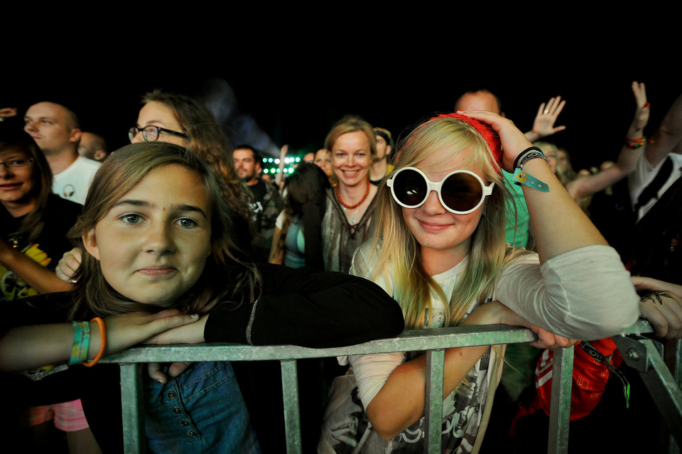 Publiczność na Ostróda Reggae Festival 2013 - dzień pierwszy