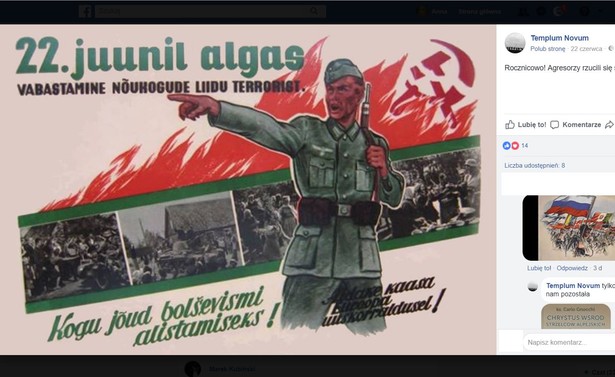 Historyk z IPN publikuje nazistowski plakat. "Głupota, prowokacja czy chora fascynacja ideologią nazistowską"