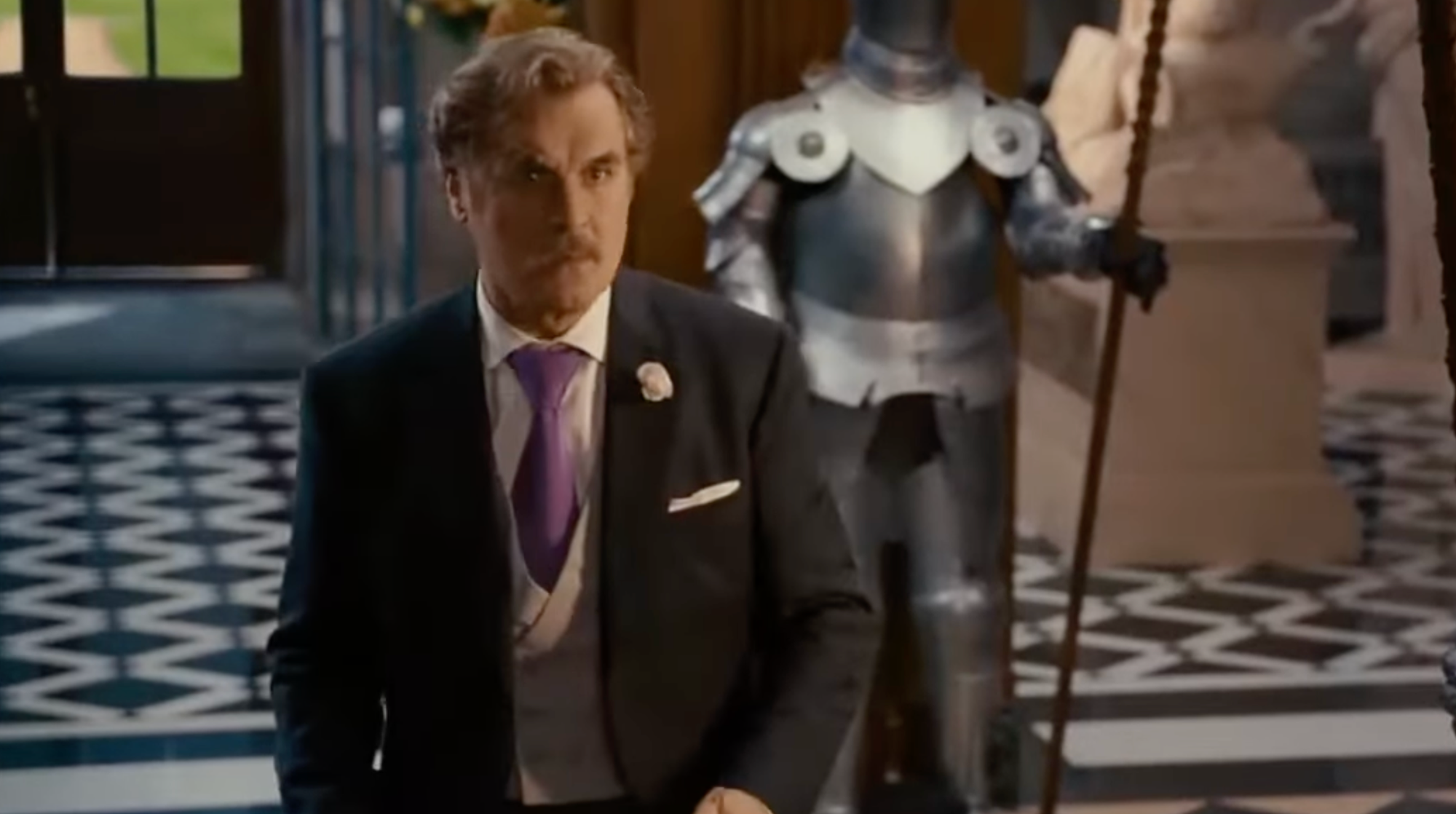 Britský komik, herec a hudobník Billy Connolly vo filme Garfield 2. 