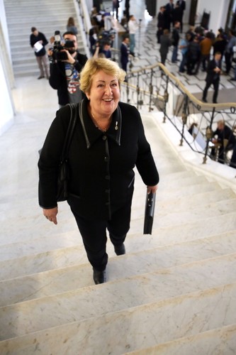 Henryka Krzywonos-Strycharska podczas szkolenia dla nowych posłów