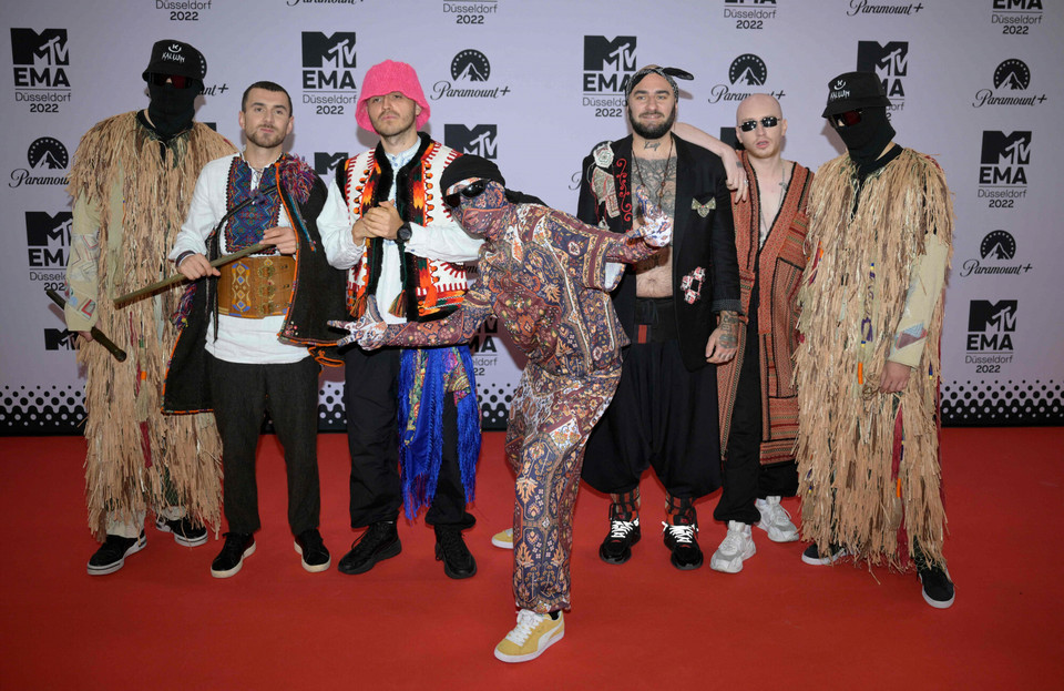 Kalush Orchestra na MTV Europe Music Awards 2022