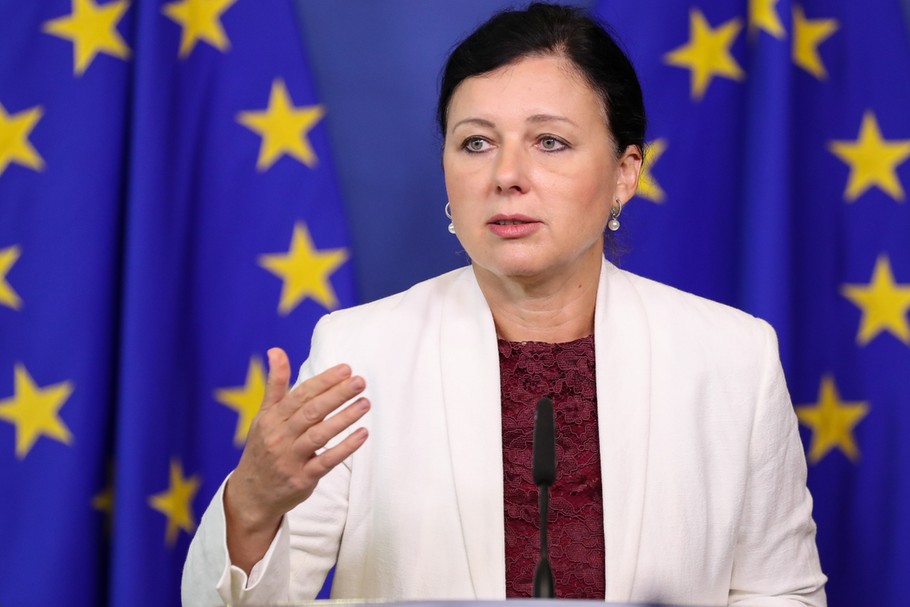 Viera Jourova, komisarz ds. sprawiedliwości UE. Bruksela, 20 września 2018 r.