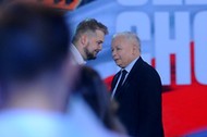 Michał Moskal i Jarosław Kaczyński