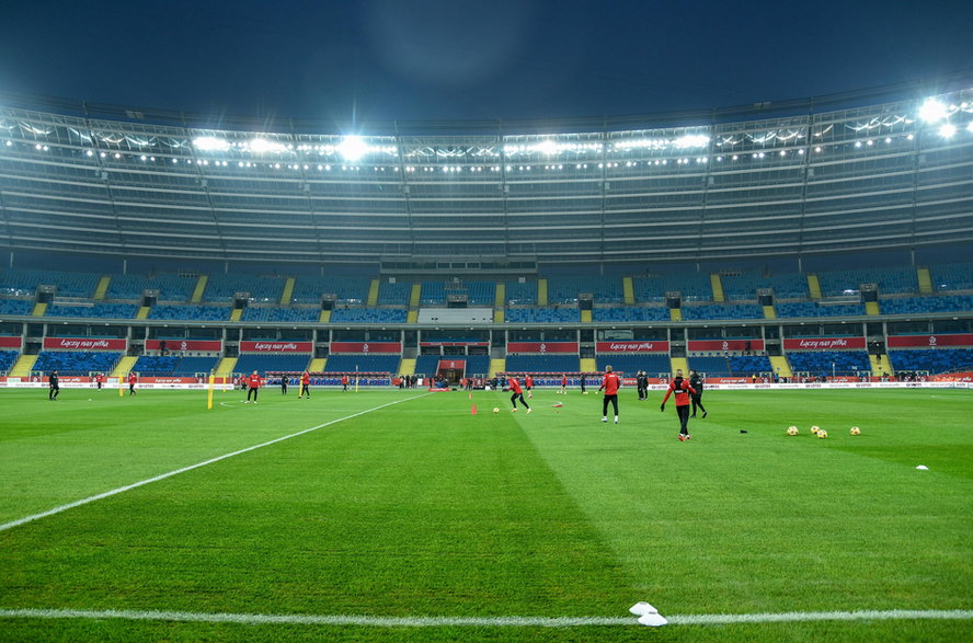 Trening reprezentacji na Stadionie Śląskim