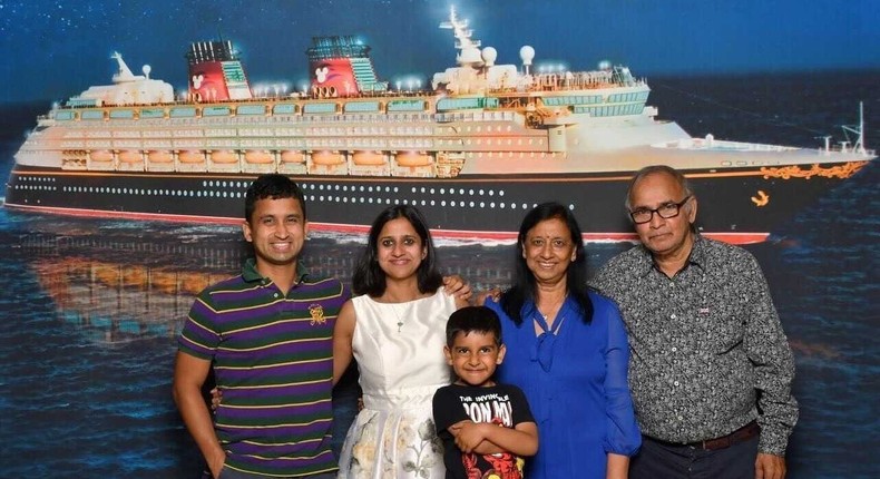 Aboard the Disney Magic cruise ship.
