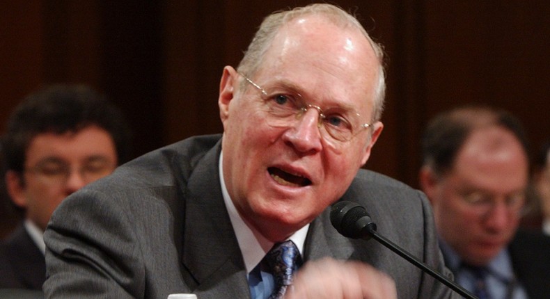 Supreme Court Justice Anthony Kennedy, the high court's longest serving member.