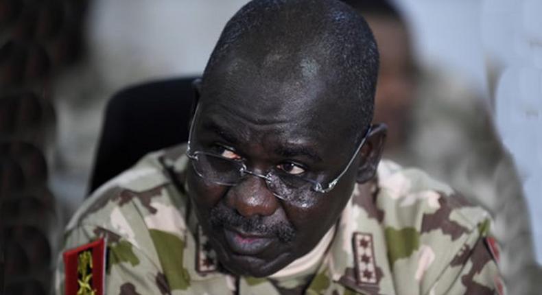 The former Chief of Army Staff (COAS), Lt-Gen. Tukur Buratai.