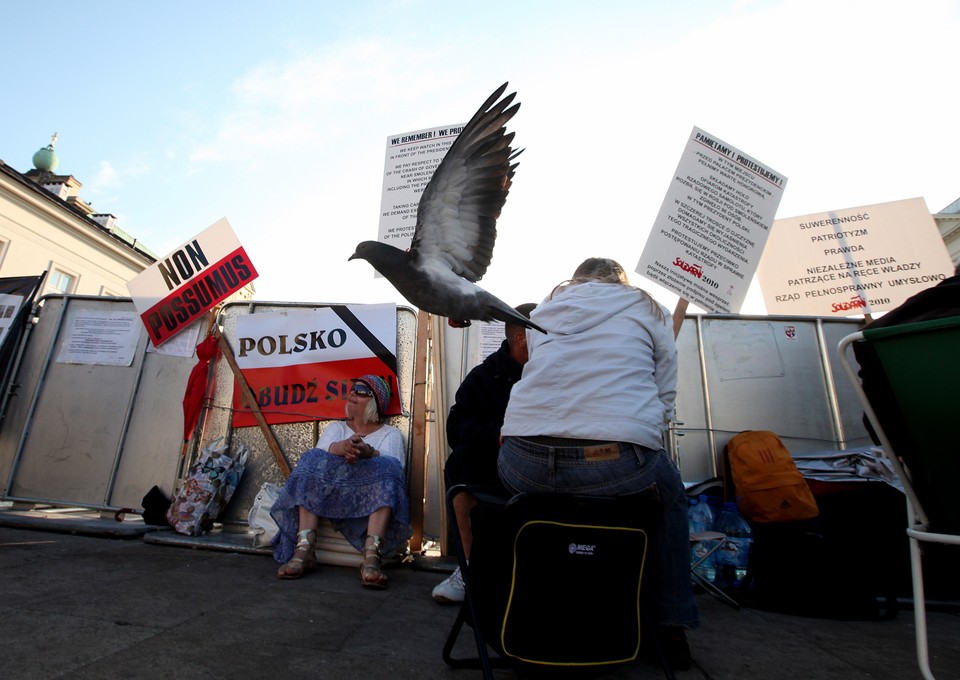 WARSZAWA KRZYŻ PAŁAC PREZYDENCKI