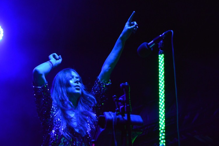 Ania Rusowicz wraz z projektem Nixes na koncercie Męskie Granie 2018. Warszawa 2018.08.20