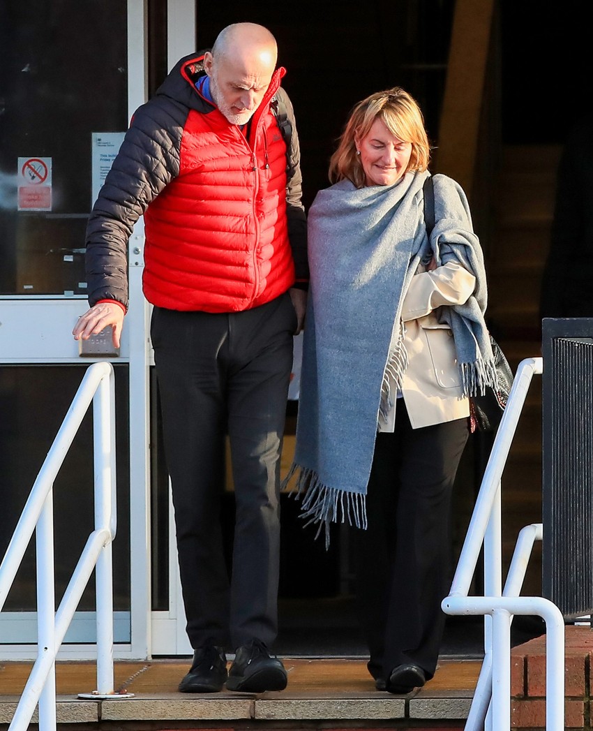 Aleksova majka Lisa Roda napušta zgradu suda