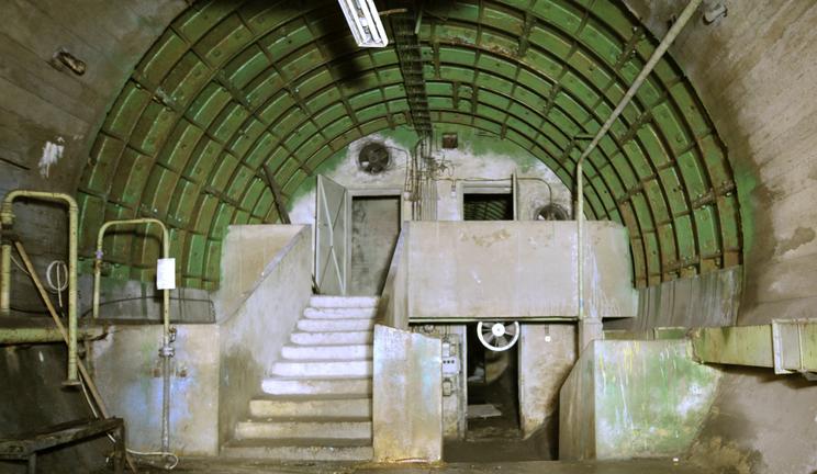 Rákosi bunkere, vagyis az F4-es komplexum: ma már ritkán látogatható, egykor 2200 ember húzhatta volna meg magát itt / Fotó: Kecskeméti Dávid 