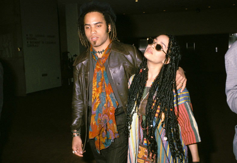 Lenny Kravitz i Lisa Bonet (1987 r.)