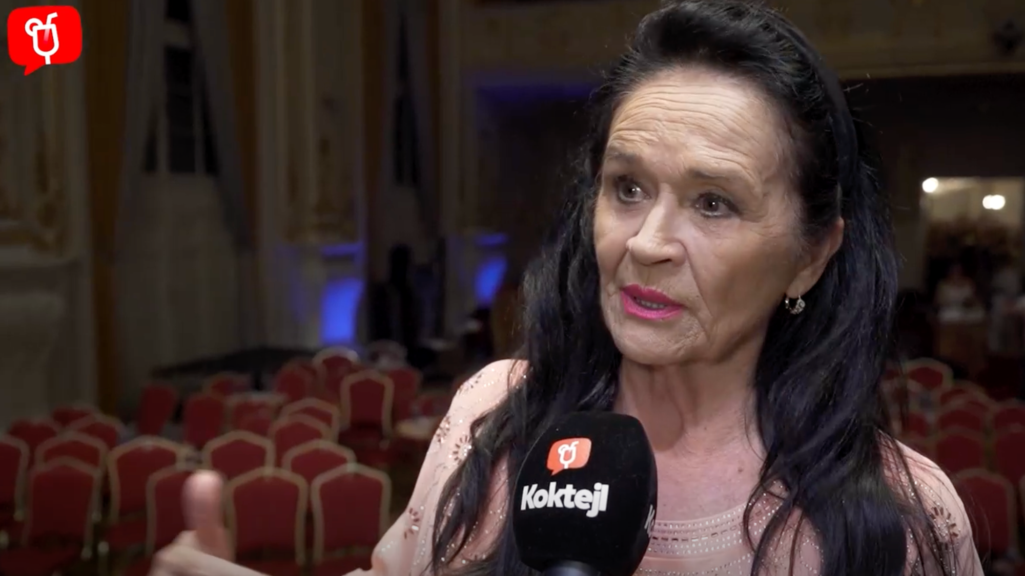 Herečka Hana Gregorová.