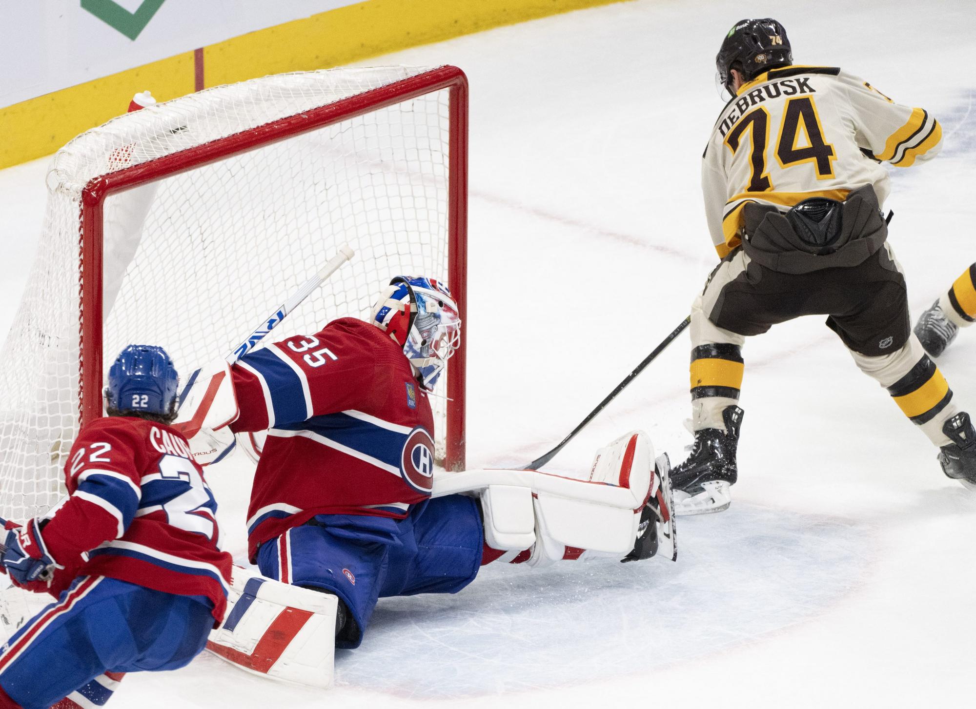 Zápas NHL: Montreal Canadiens - Boston Bruins.