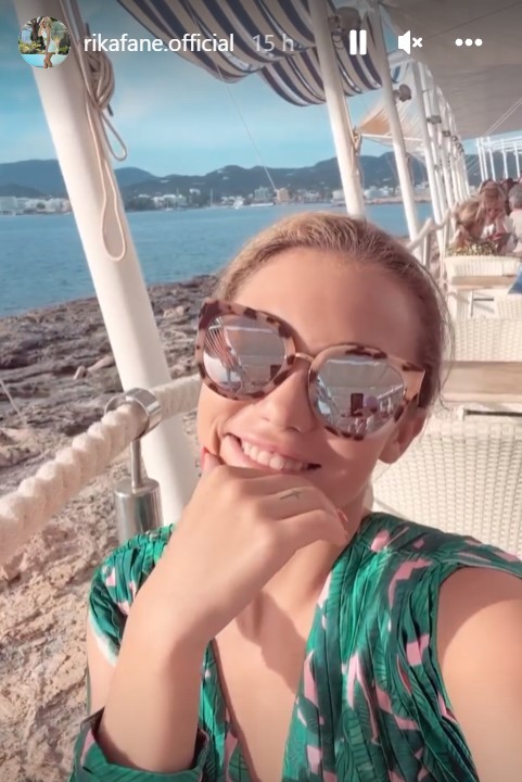Hana Džurbanová, známa ako Rika Fane, si užíva Ibizu.