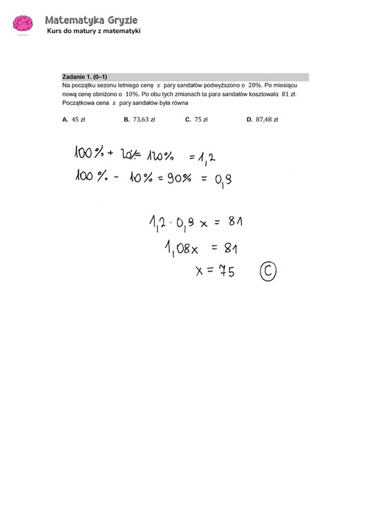 Matura 2024. Matematyka - poziom podstawowy [ARKUSZE CKE i ODPOWIEDZI]