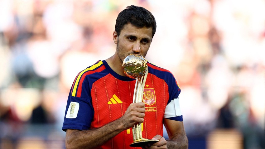Rodri je proglašen za najboljeg igrača Mundijala ispred superzvezda poput Kilijana Mbapea i Lionela Mesija | Foto: REUTERS/Kai Pfaffenbach