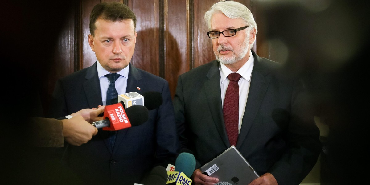 Witold Waszczykowski i Mariusz Błaszczak